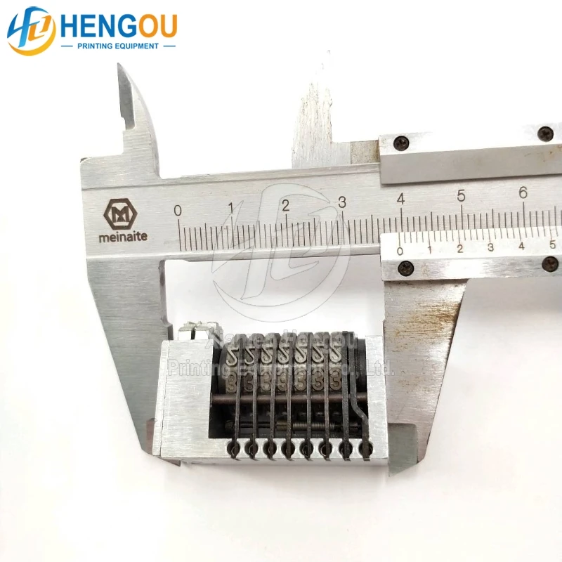 7 digits 4x8 full stainless steel backward Gothic Font numbering machine