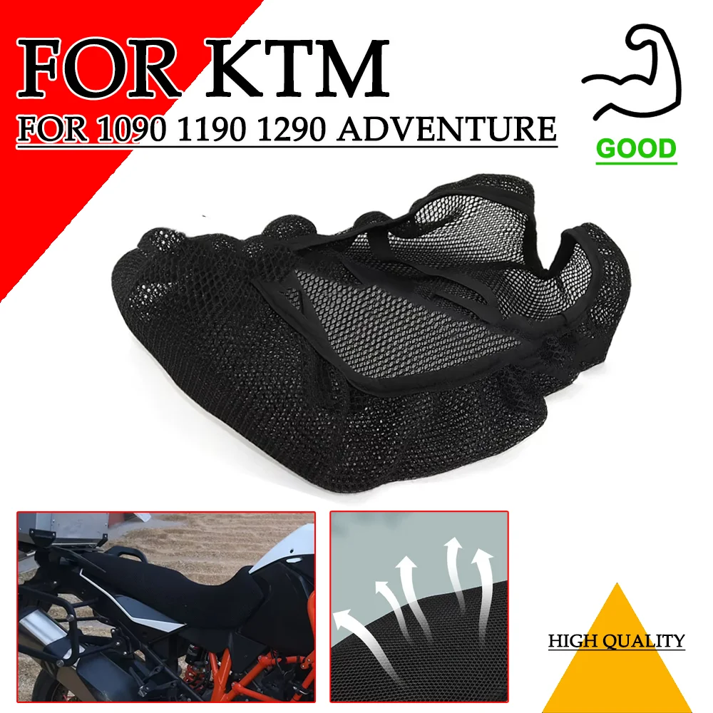 

For KTM 1090 1190 1290 Adventure 1090 ADV Motorcycle Accessories Mesh Seat Cover Heat Insulation Seat Cushion Cover Protector