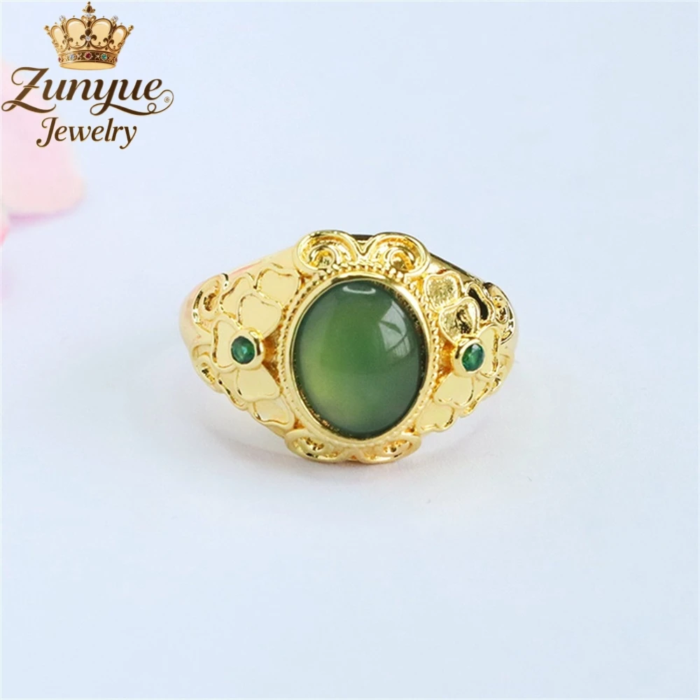 

Natural Blue Water Jadeite Butterfly Texture Ring Luxury Quality Jewelry Fashion Jewelry Exquisite Elegant Charms Popular Gift