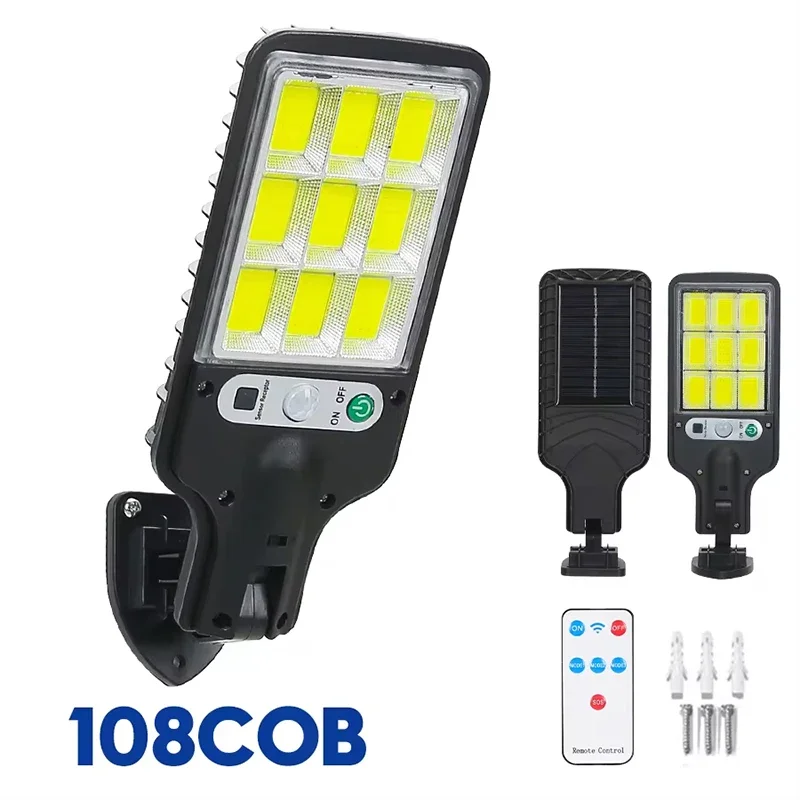 15000LM Bestraling 500 ㎡   Solar Light voor buiten zonlicht bewegingssensor IP65 waterdichte tuin straat muur externe zonnelamp