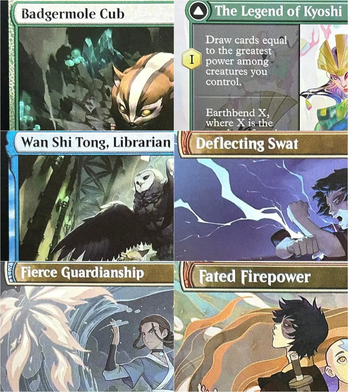 

TLA/TLE Badgermole Cub/Deadly Rollick Entomb Magical Proxy Cards Top Quality Gathering Board Playing Game Trading Cards