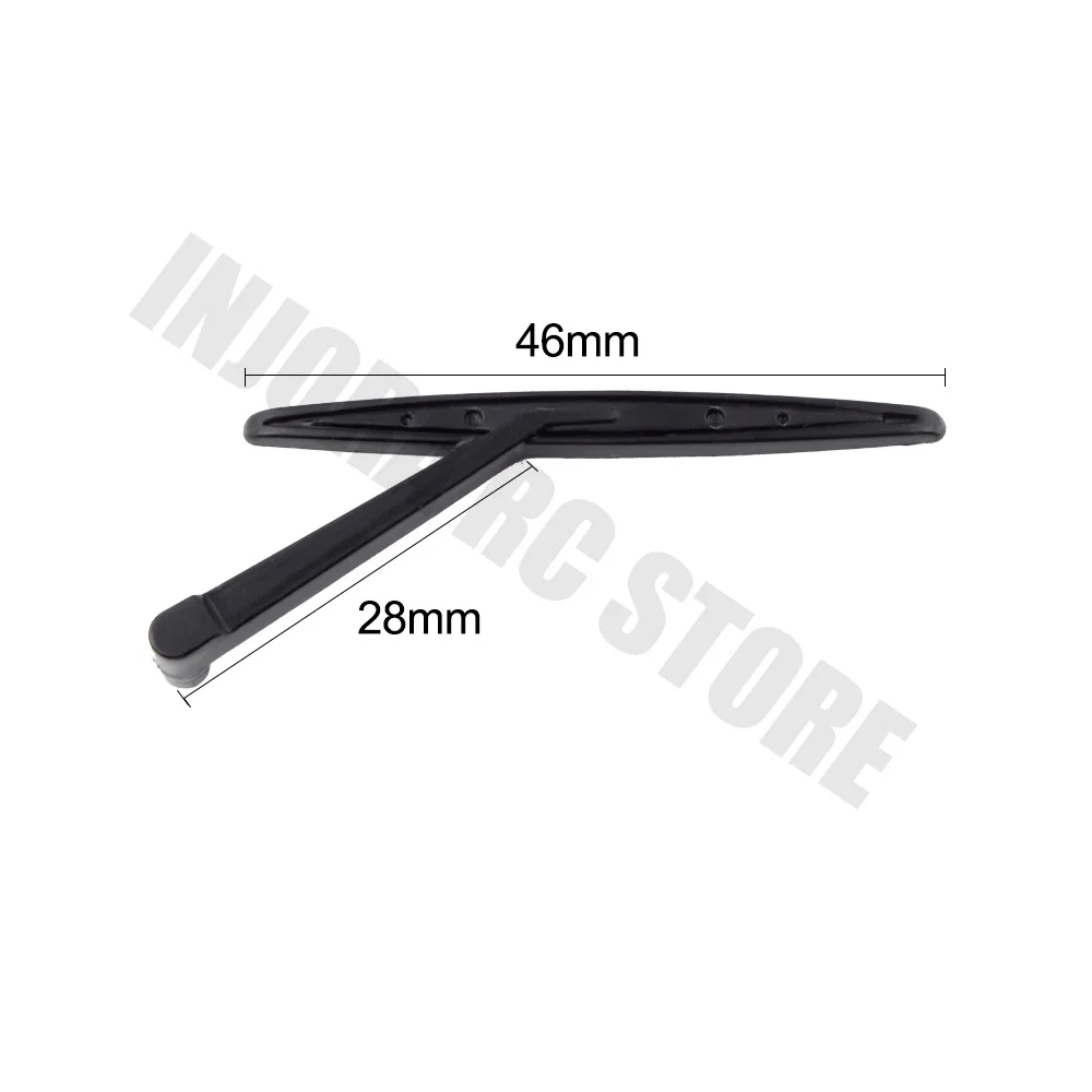 2Pcs Plastic Black Wiper for 1:10 RC Crawler Car  TRX4 TRX-4 Upgrade Part