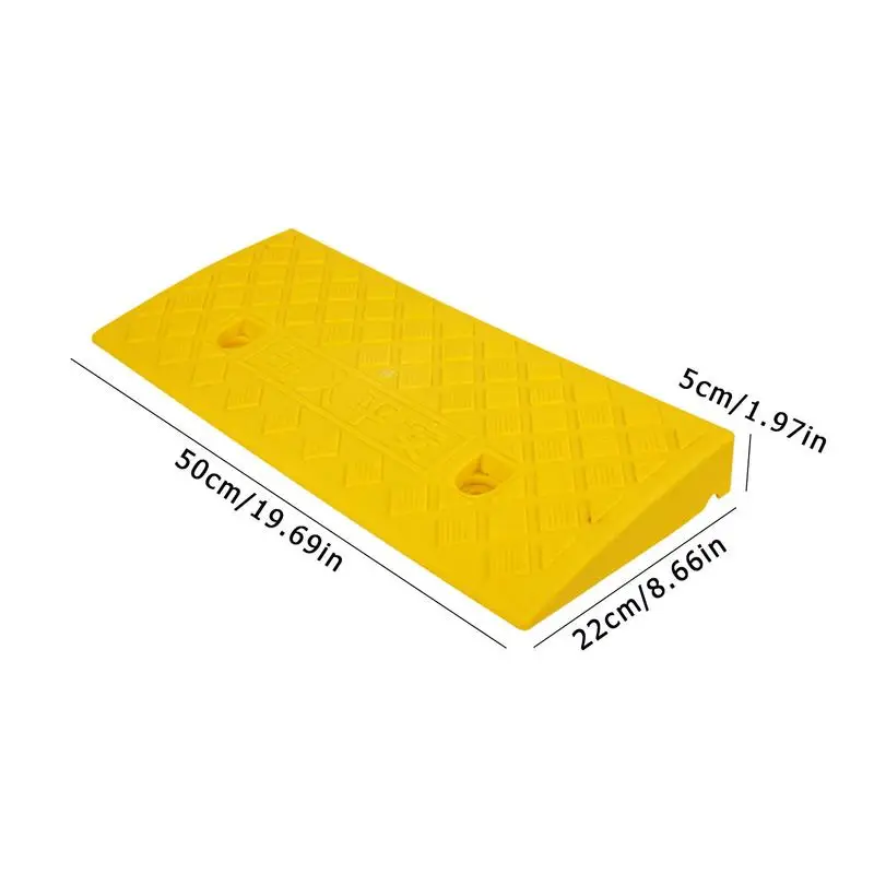 Car Ramps Entry Ramp Heavy Duty Home Threshold Step Mat Garage Ramp Non Slip Flooring Ramp Versatile For Scooters Motorcycles