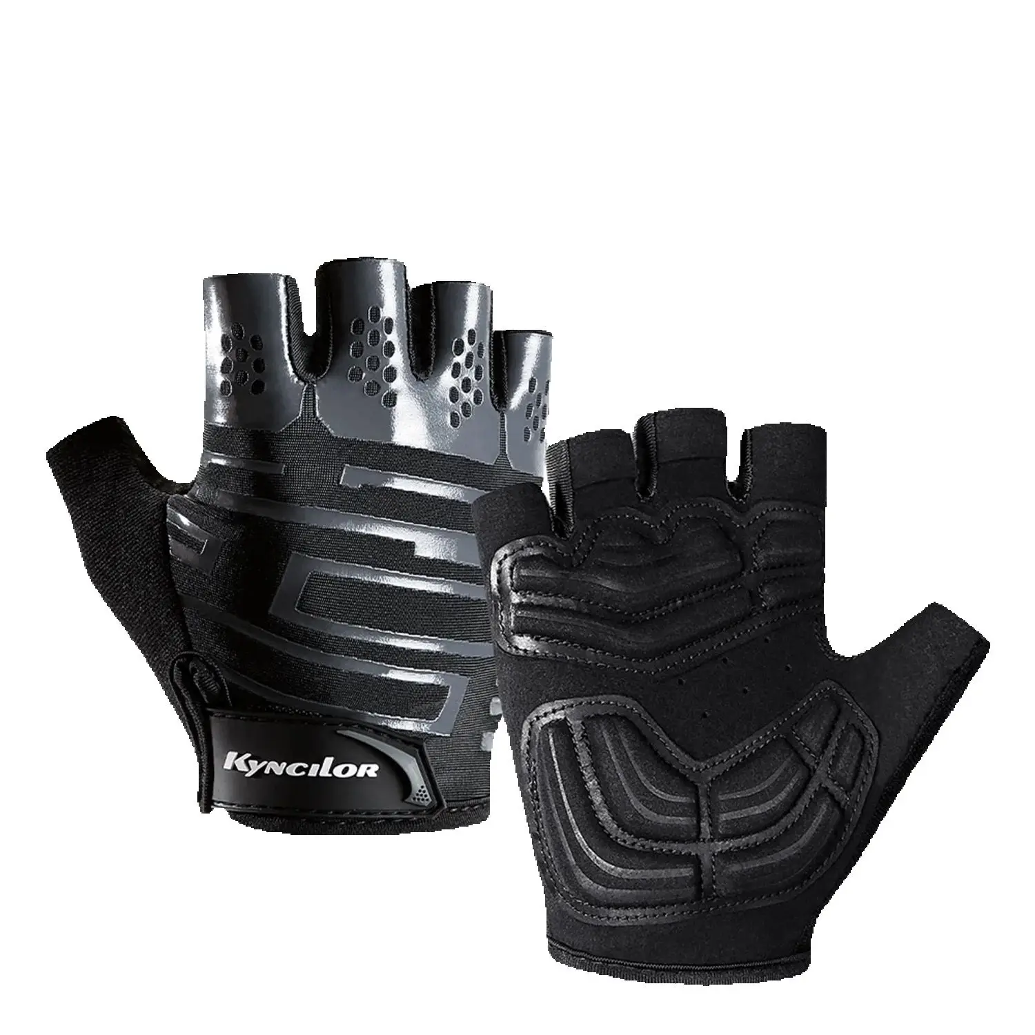 

Men's Cycling Gloves Half Finger Quick Release Breathable Outdoor Sports Bike Riding Fitness Gym Training Anti-Slip Silicone Pri