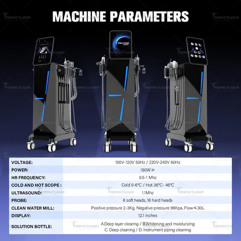 Perfectlaser 10 i 1 Hydromaskin Syre Hydra Dermabrasion Ansiktshud Ansiktsföryngring Akneborttagning Krympande porer Enhet 9 best sales dermabrasion - №6