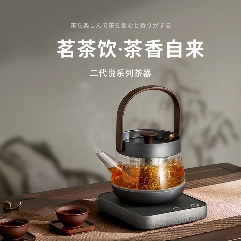 Household Electric Kettle Poole Teapot Office Black Tea Silent Small Tea Brewer Glass Health Pot
