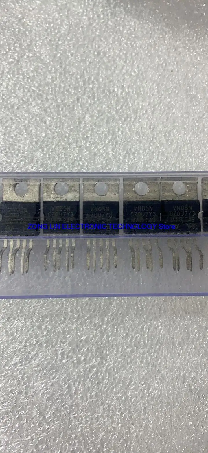 5Pcs/Lot Original Authentic VN05N TO220-5 High Side Intelligent Power Solid State Relay Drive IC 