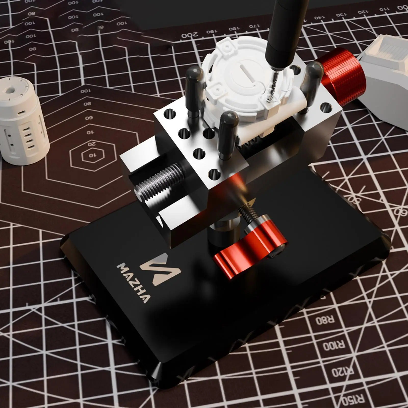 

Compact Vise Tool for Model Assembly and DIY Projects in Stainless Steel