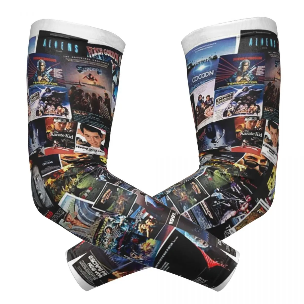 

1980s Movie P Outdoor Arm Sleeves Sun UV Protection Cover Summer Cycling Tattoo Sleeves