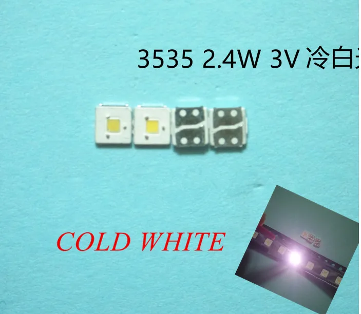 Li-M LED Backlight Flip Chip LED 2.4w 3v 3535 Cool White 153LM for LED Backlit LCD Applications 50PCS