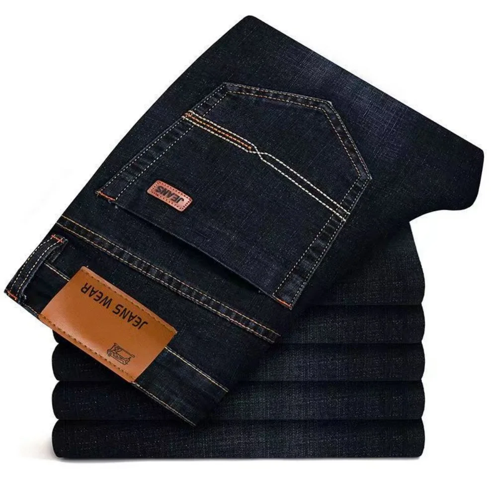 

Hot-selling men's straight-cut jeans for spring and summer, classic, fashionable, casual, and suitable for work