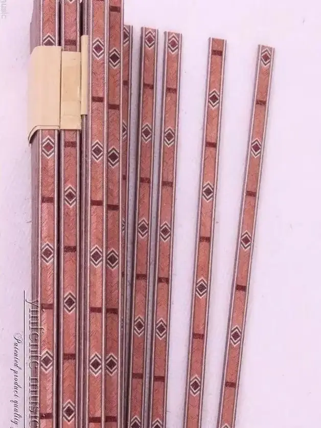 

25 strip guitar binding LUTHIER PURFLING BINDING MARQUETRY INLAY New 640x6x1mm USW #68