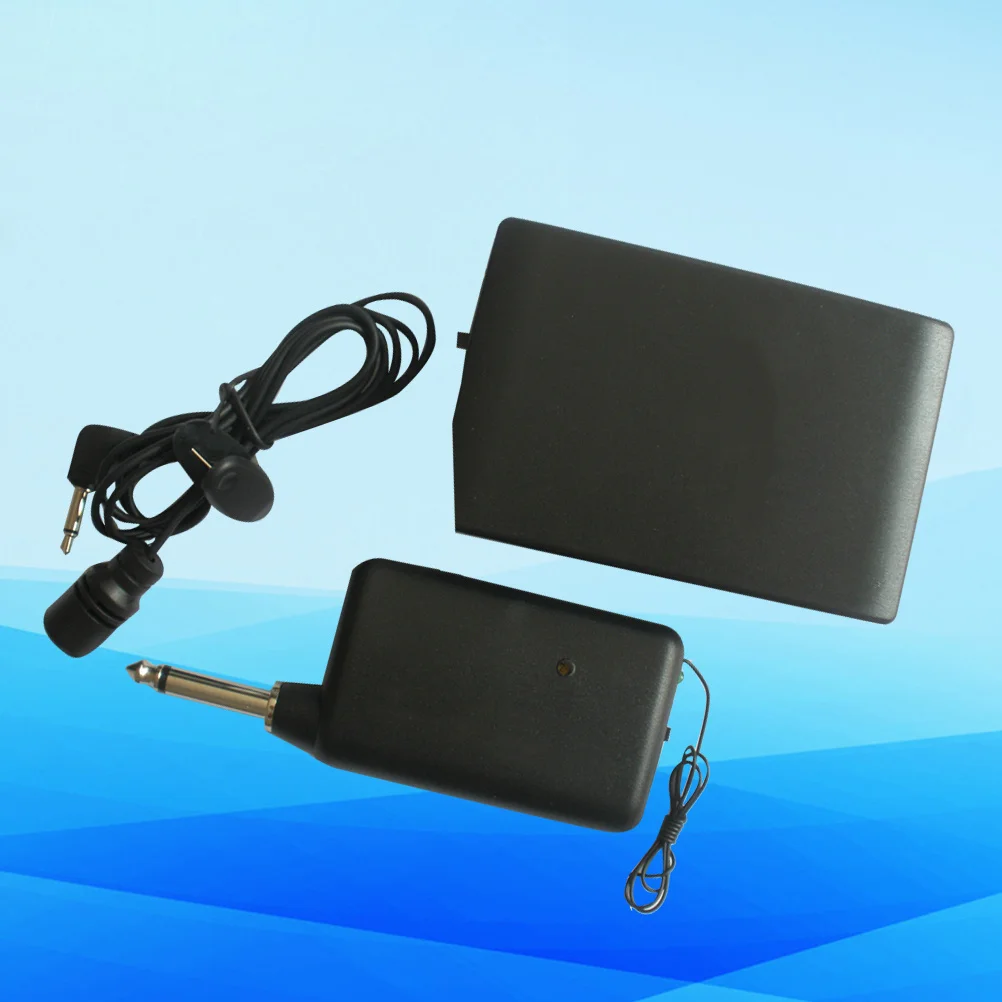 

Wireless Lavalier Microphone Microphones Collar Clip Type Automatic Black for Live Broadcast