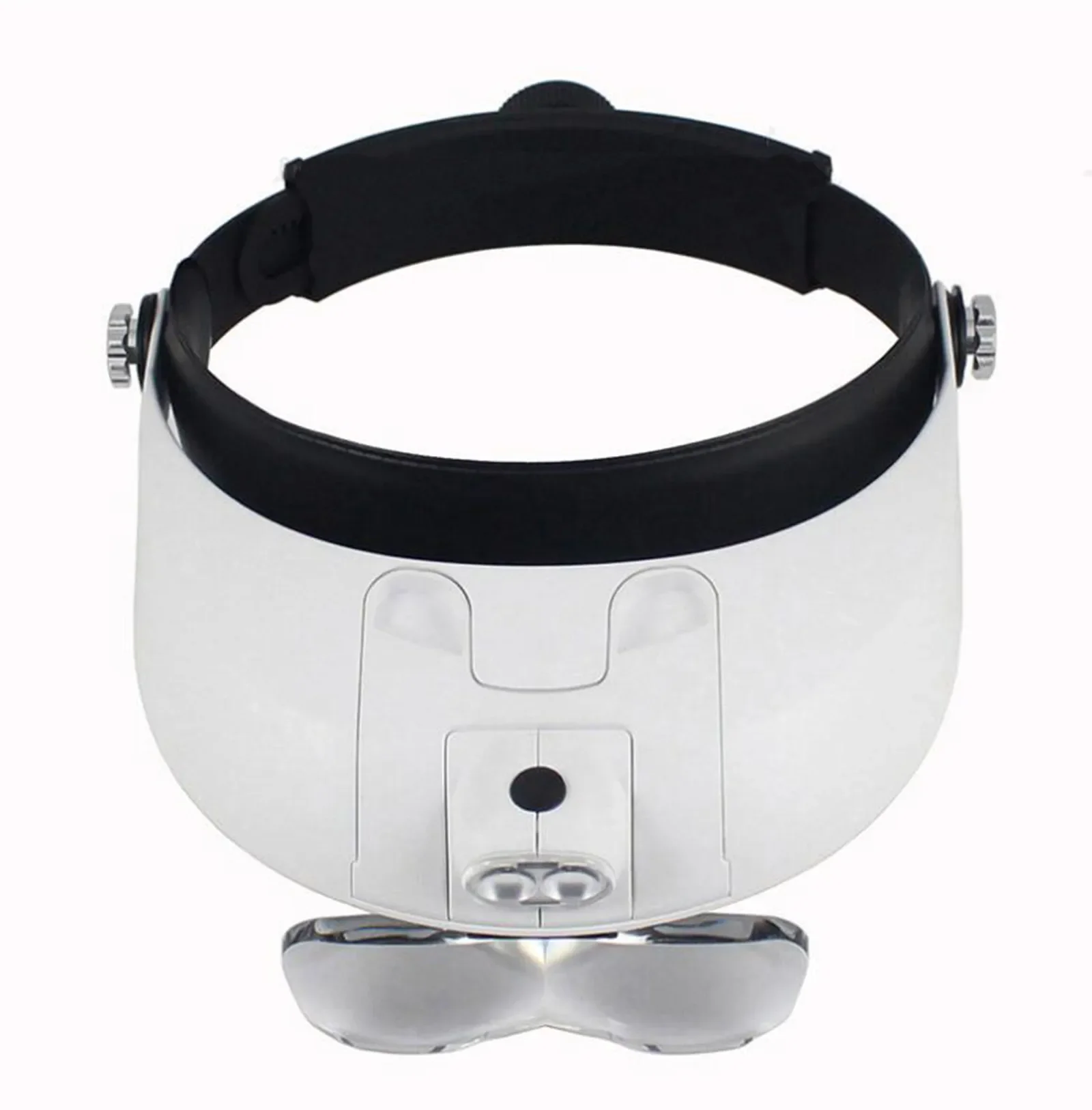 Headband Magnifier Soldering Glasses Led Lamp Light Magnifying Loupe Detachable Headlamp Magnifying Glass Solder with 5 Lens