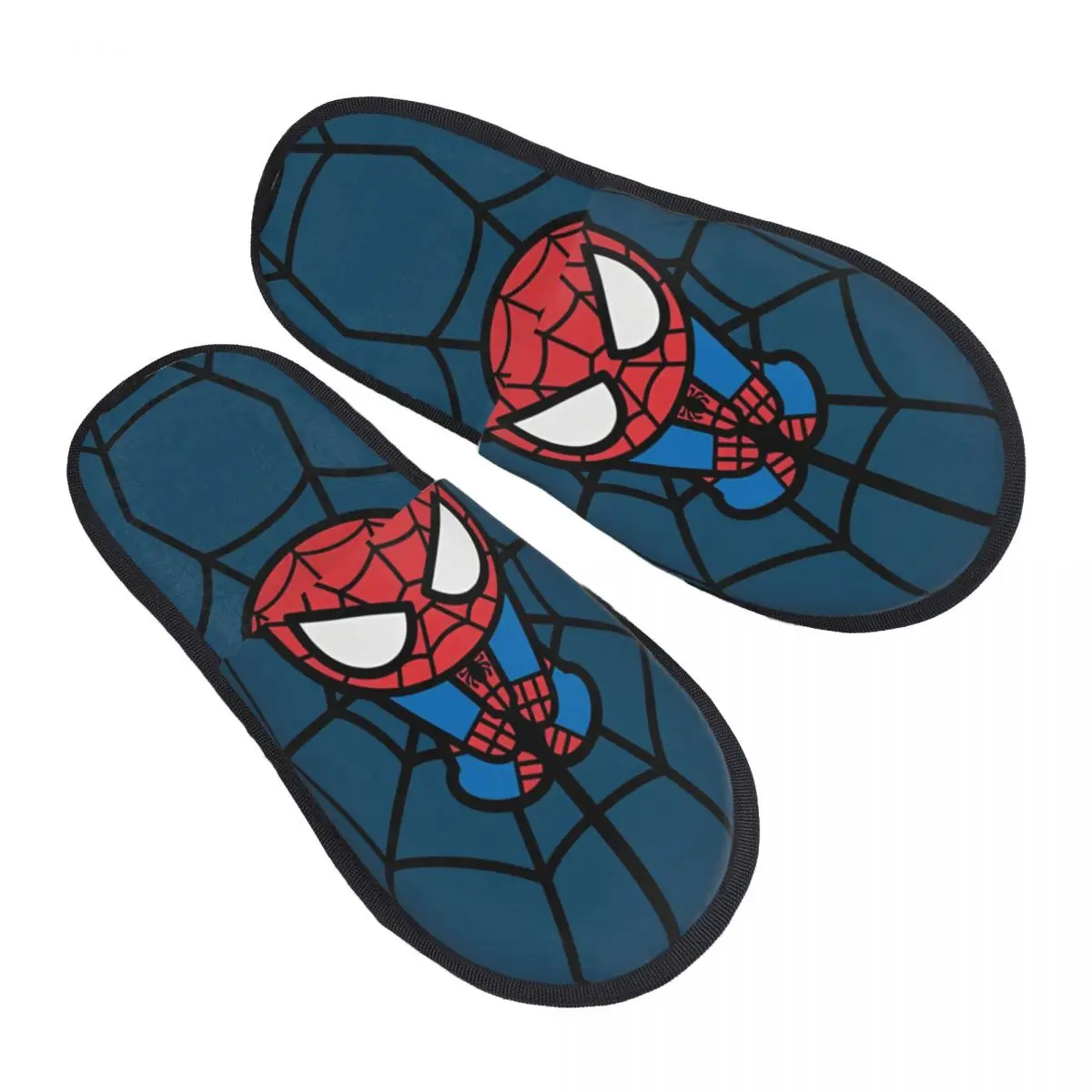 Spider Man Indoor Slippers with Memory Foam Slipper Gift for Unisex House Shoes with Anti-Skid Sole