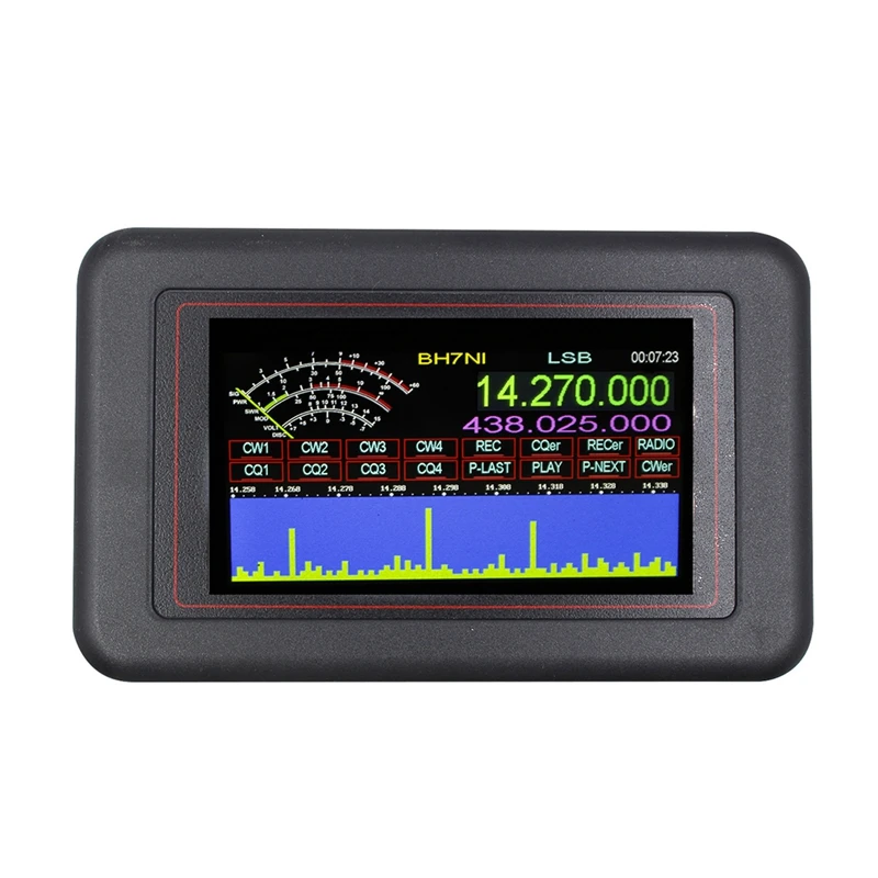 Radio ECU Catdisplay 4.3 Inch TFT LCD Recording Voice Ham Radio For Yaesu And Icom Radio Stations 1 Set