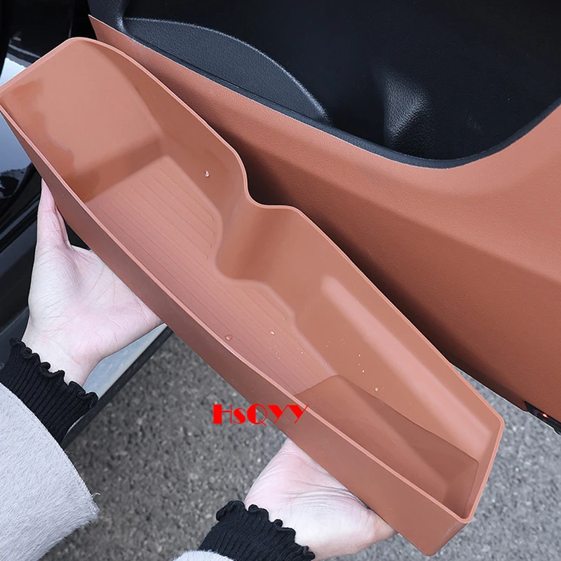 For Mercedes Benz C GLC Class W206 X254 Car Door Storage Box door slot cushion silicone Car Protective Pad Interior Modification