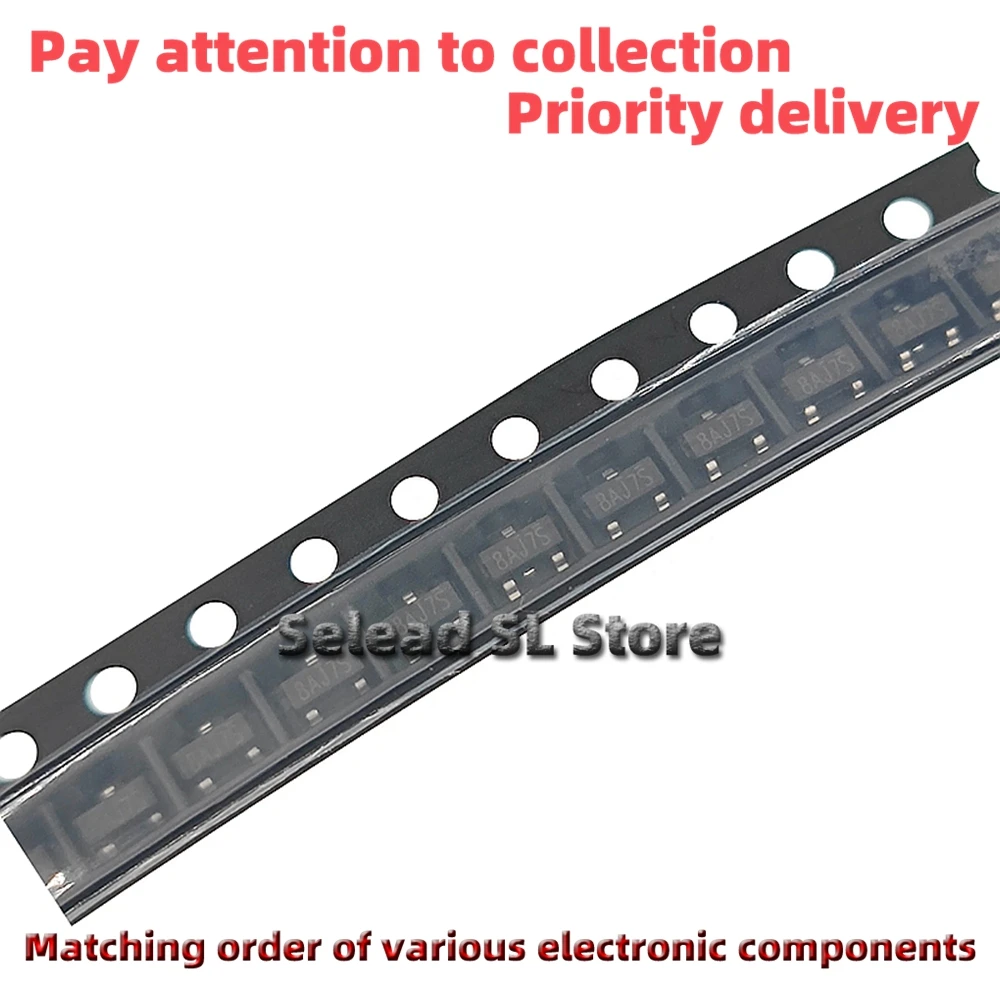 New Original 50pieces/pack new original SQ2301ES-T1-GE3 silkscreen：8A*** 8A begin mosfet SOT-23