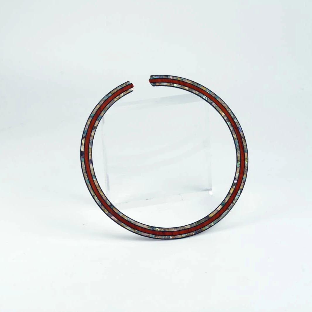 Guyker folk guitar mouth wheel flower hole circle color shell inlaid opening style