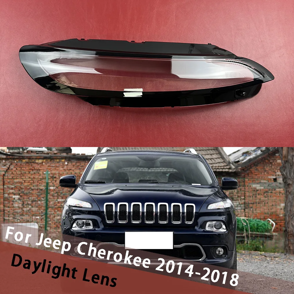 

For Jeep Cherokee 2014 2015 2016 2017 2018 Daylight Cover Lampshade Lamp Case Daylamp Shell Plexiglass Replace Original Lens