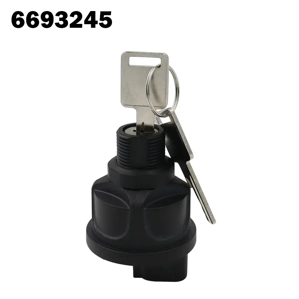 With 2 Keys Ignition Switch ABS+Metal Alloy For Bobcat Telescopic Handlers Replacement 250 6693241 Car Accessories