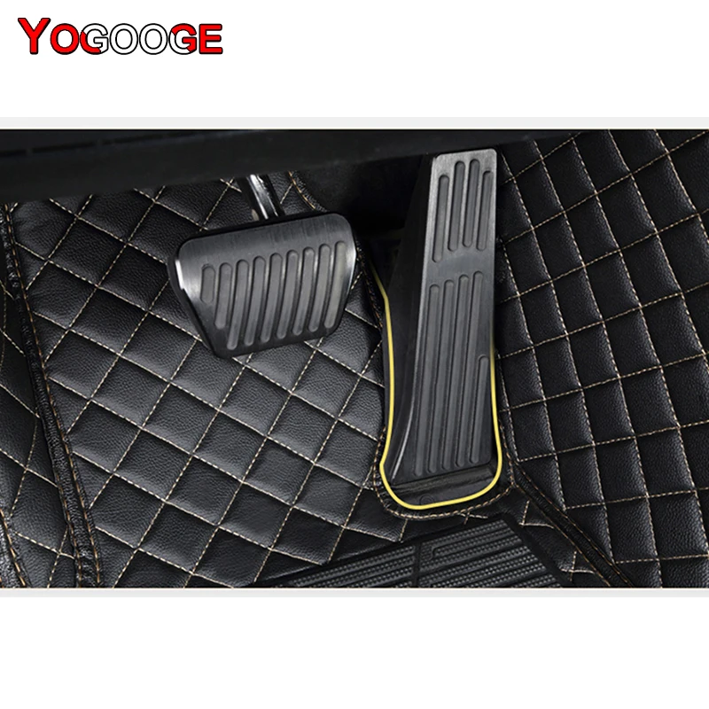 YOGOOGE الحصير سيارة مخصصة لشركة هيونداي ماتريكس لافيتا 2000-2010 السيارات السجاد القدم Coche اكسسوارات