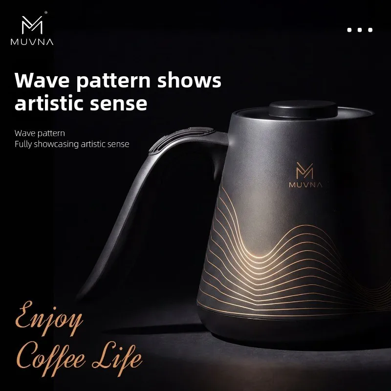 MUVNA YaoYing Coffee Pot Pour-Over Kettle Smart Temperature-Controlled Pour-Over Kettle, Water Kettle with Slim Spout