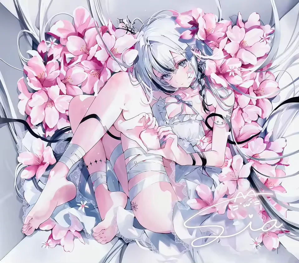 

HD White Haired Anime Girl Creative Gaming Mouse Pad - Premium Tempered Glass Surface for Professional FPS eSports & PC Gaming