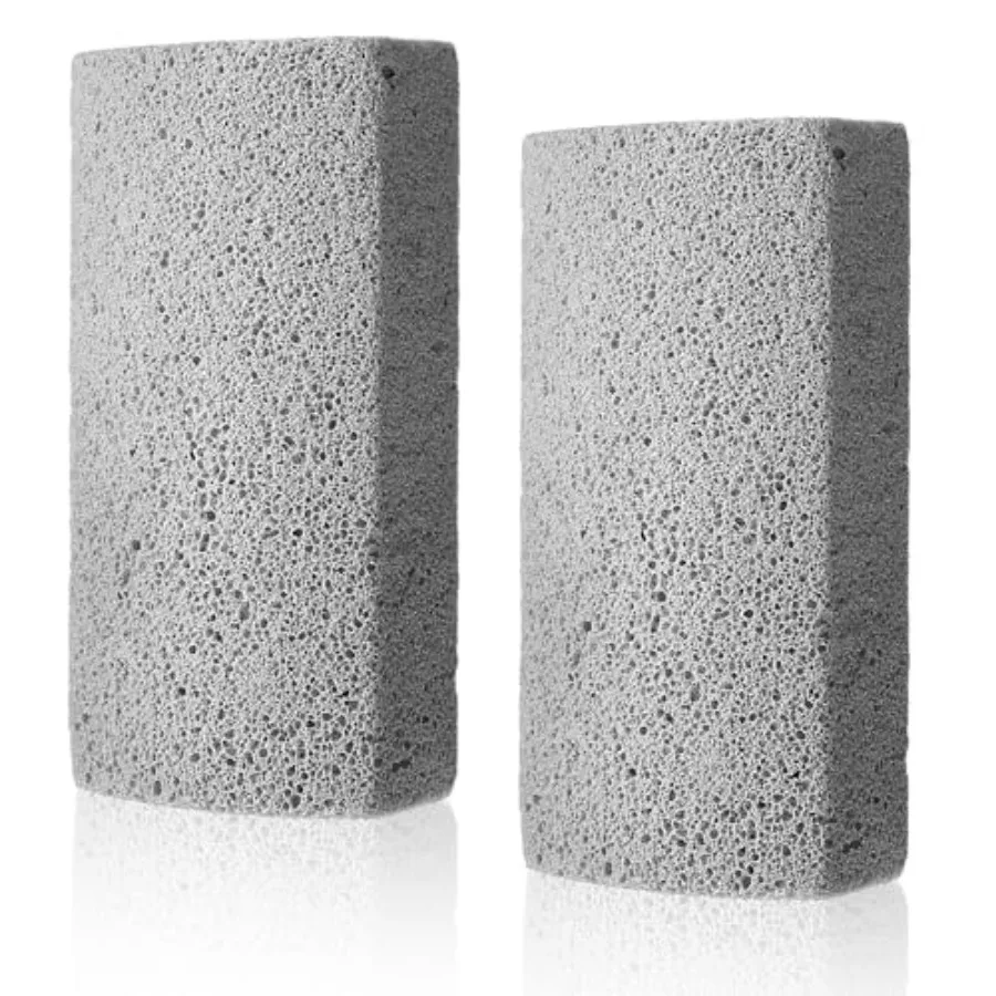 

2 Pcs Pet Hair Block Pet Hair Remover Grey Pumice Stone for Dog Cat Fur Removal Cleaning Dog Cat Fur Remover Stone Pets Rocks f