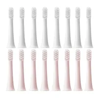 8PCS For XIAOMI MIJIA T100 Replacement Brush Heads Sonic Electric Toothbrush Vacuum DuPont Soft Bristle Suitable Nozzles