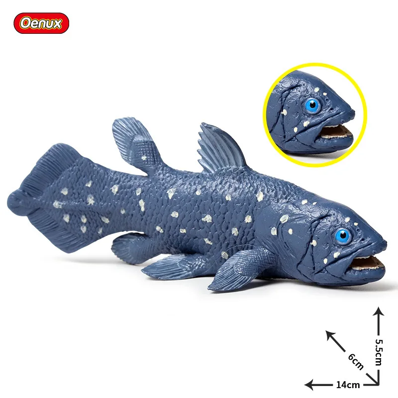 Simulação de animais marinhos sólidos modelo de antiga criatura benthic pré-histórica saury modelo brinquedo ornamentos