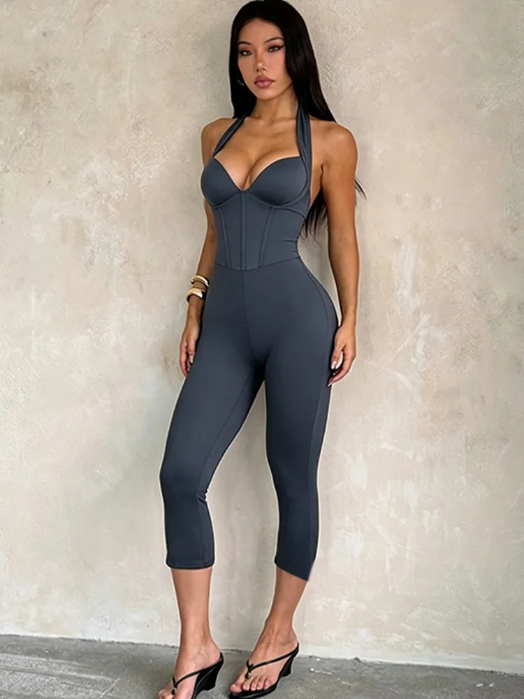 1PCS Yoga Gym Rompers Jumpsuits Women Sports Overalls Active Wear Fitness Clothing Workout Clothes Women Short Playsuits Outfits
