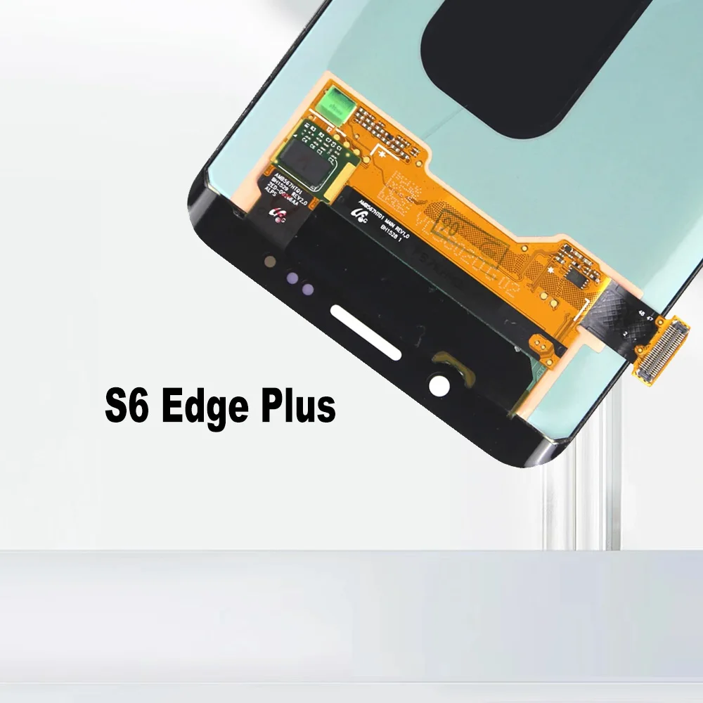شاشة LCD عالية الجودة لهاتف سامسونج S6 Edge Plus G928 G928F LCD لهاتف سامسونج S6 Edge G925 G925F شاشة LCD تعمل باللمس
