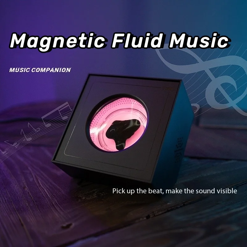 

Ferrofluid Music Rhythm Lamp Magnetic Fluid Liquid Pickup Equipment Visual Music Pickup Desktop Sound Partner Desk Decoration