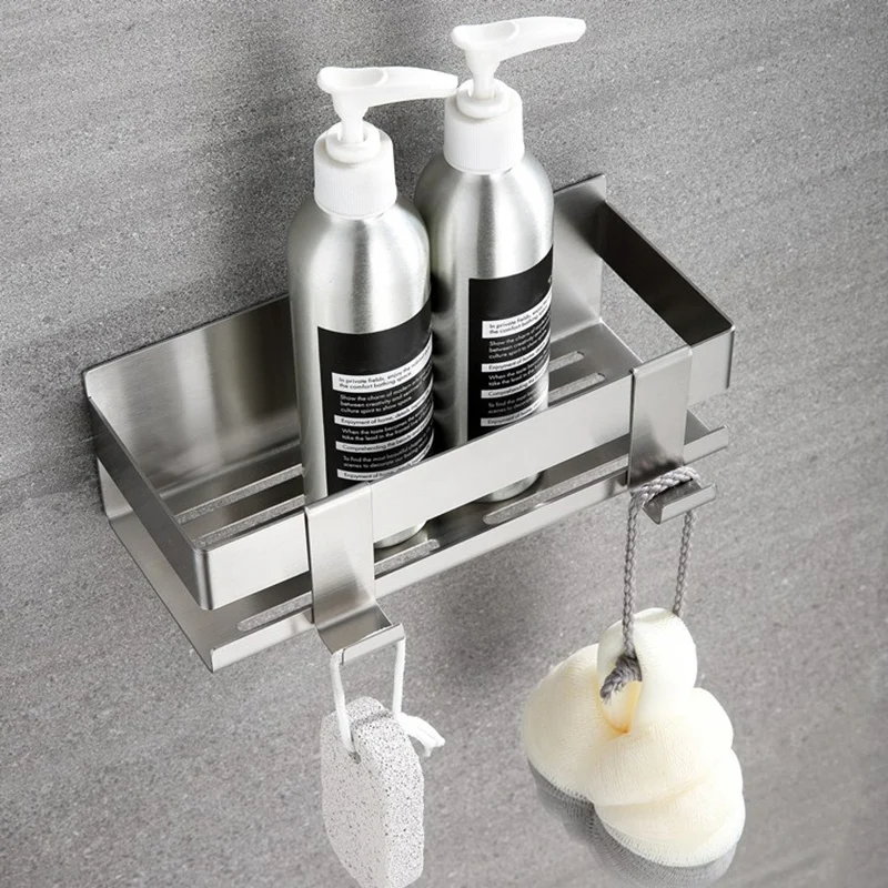 ABJI-Shower Shelf Stainless Steel Shower Shelf Without Drilling Shower Basket For Bathroom Shower Bathroom Shelf Organizer
