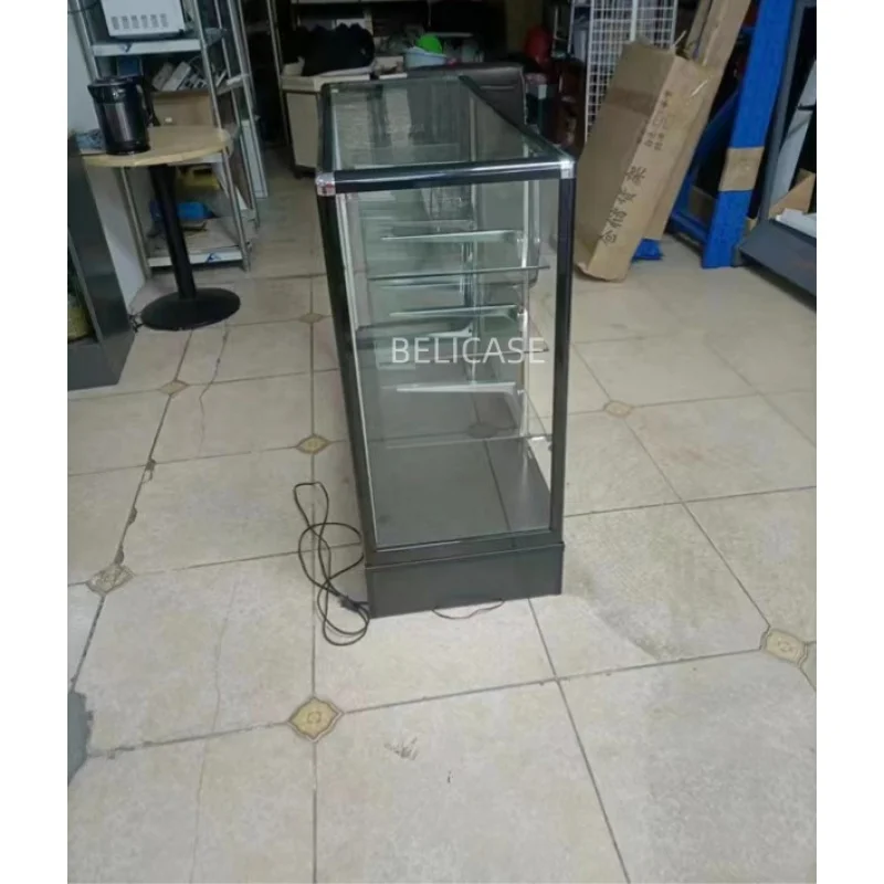 Customized.70inch Smoke Shop Store Fixture Display Adjustable Tempered Glass Shelves & Sliding Glass