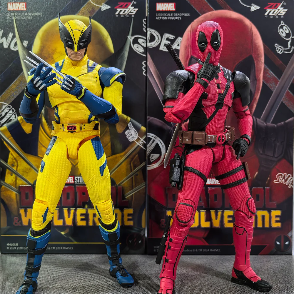 Deadpool & Wolverine Deadpool แอ็กชันฟิกเกอร์สำหรับผู้ใหญ่หุ่นอะนิเมะรูปปั้นของเล่นคริสต์มาส