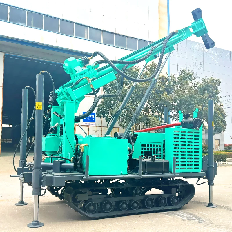 カスタマイズ可能なトップドライブJDL280採掘コアリングおよび水井戸掘削リグは、マッドポンプまたはエアコンプレッサーと併用できます。