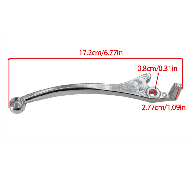 Aluminum Motorcycle Brake Clutch Levers 173mm Universal Left/Right Handle Durable Front Cycling Accessories for Outdoor Riding