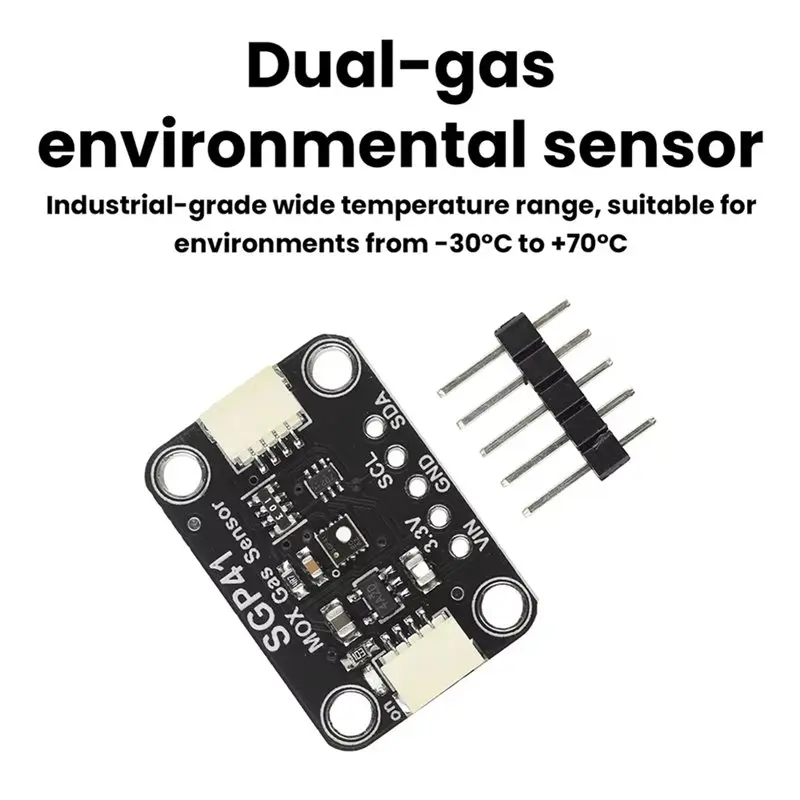 للوحة التجريبية المتوافقة مع SGP41 مستشعر جودة الهواء رقاقة كشف TVOC الرقمية STEMMA QT/Qwiic-A86G #5