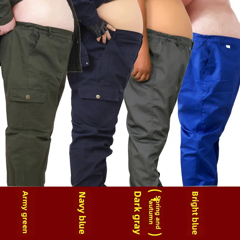 

plus Size Work Pants Men's Loose Fit Women's Wear Resistant Spring Autumn Workwear Welder Uniform Trousers Labor Protection