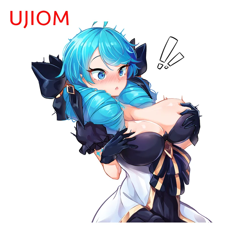 

UJIOM NSFW Big Breasts Gwen Wall Sticker Exquisite Enchanting Amusing Graffiti Decal Sunscreen Kitchen Cupboard Decoration