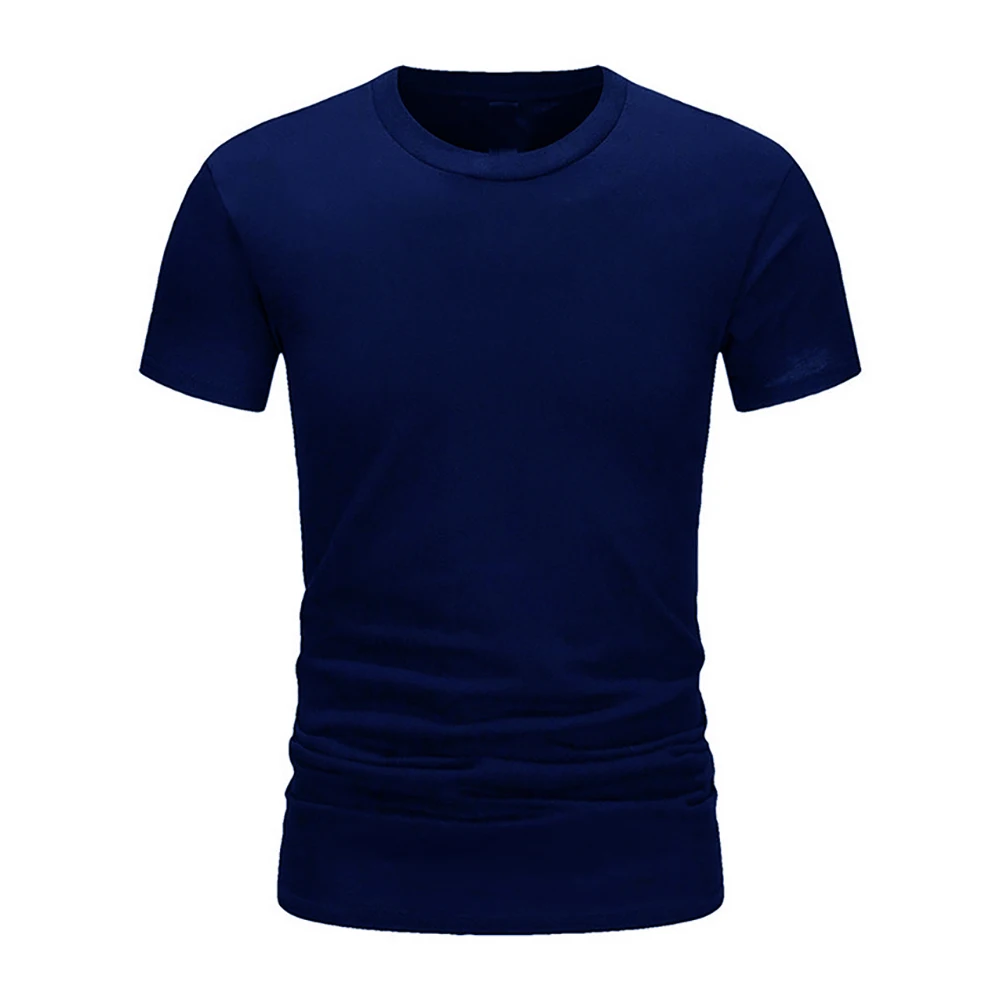 Baumwolle Sommer männer T Shirt Solide T Shirt Herren Übergroßen Fünf Hälfte Kurzarm Casual Baumwolle Herren Streetwear Dünne tees Top – Detail 9