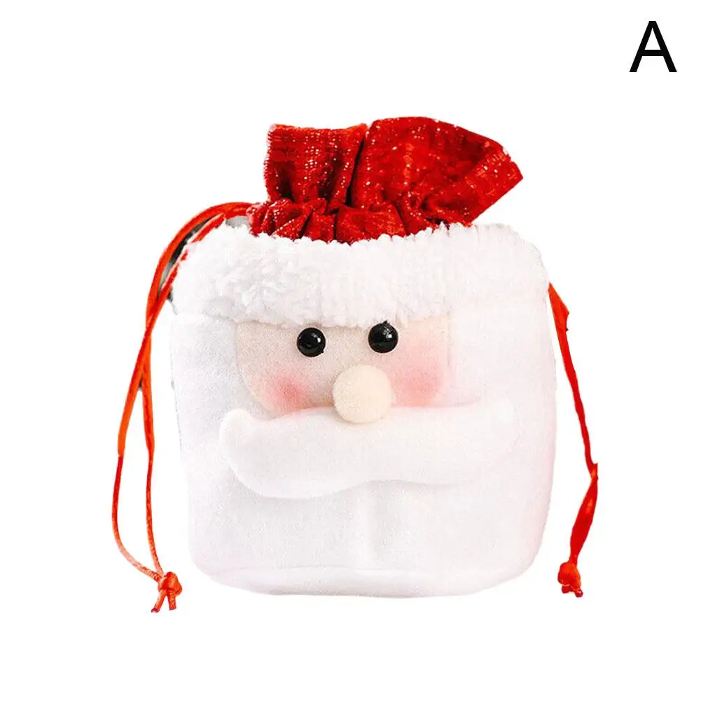 子供のためのサンタクロースのクリスマスバッグ,絶妙な収納バッグ,ストッキングのハンドバッグ,キャンディープリントの装飾,クリスマスギフト,新しい,2022,t2c4