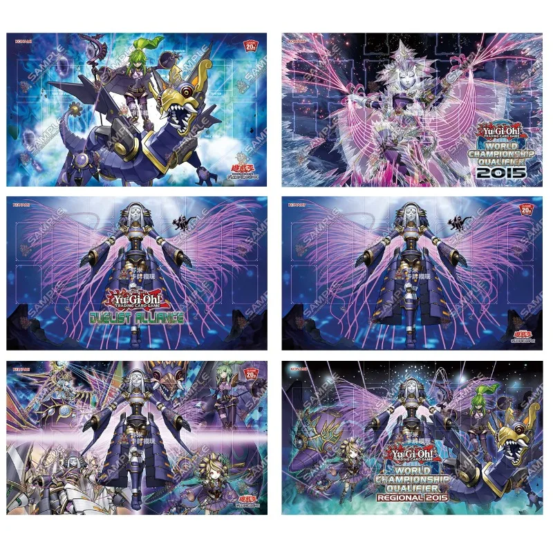 

Ю-Ги-О! Shaddoll Custom Series 600x350 мм, игровой коврик для одного игрока, аниме, мультфильм TCG El Shaddoll, резиновый коврик для настольной игры