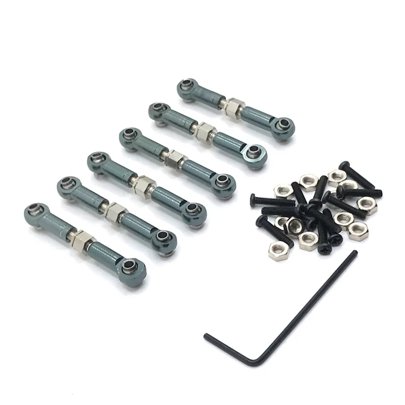 RC Car Spare Parts Metal Upgrade Adjustable Tie Rod for Wltoys 184011 A949 A959 A969 A979 K929 Retrofit Accessories