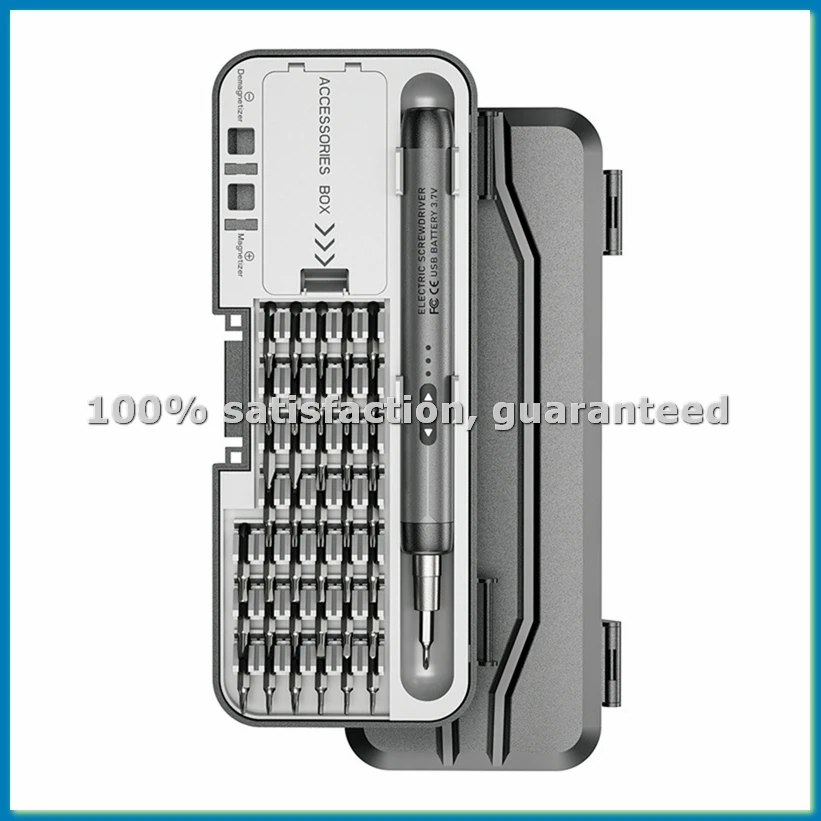 Electric Screwdriver Set Precision Power Tool Kit Rechargeable Wireless Mini for Mobile Cell Computer Repair for B-A51M