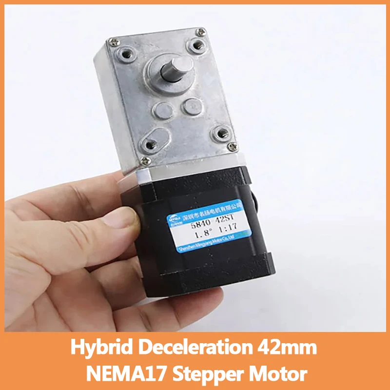 

Гибридная замедление, 42 мм, шаговый двигатель NEMA17, маленький червячный двигатель с высоким крутящим моментом, двигатель замедления постоянного тока