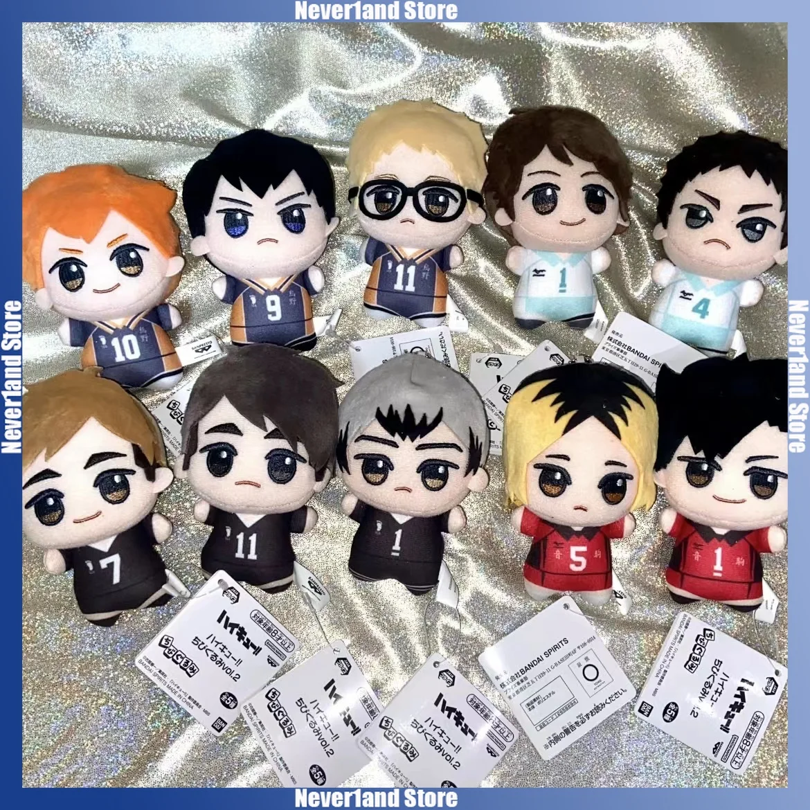 

Плюшевая игрушка Хината Кагеяма 10 см, плюшевый брелок Шойо Кенма Нишиноя Оикава, мини-плюшевая кукла-подвеска по мотивам Haikyuu, подарок