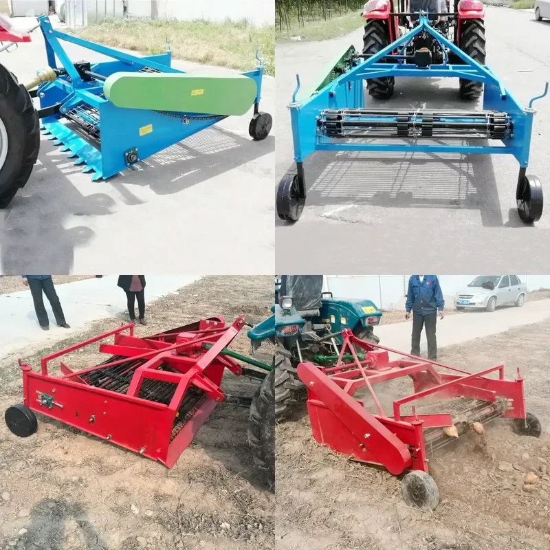 2026 Agro Tools 130cm Two Rows Garlic Harvester Onion Digging Machine Potato Harvester